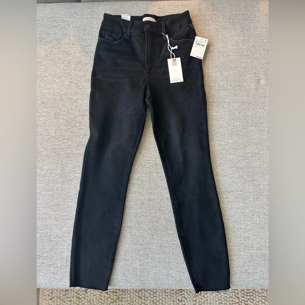 Good American Black Jeans (with tags)